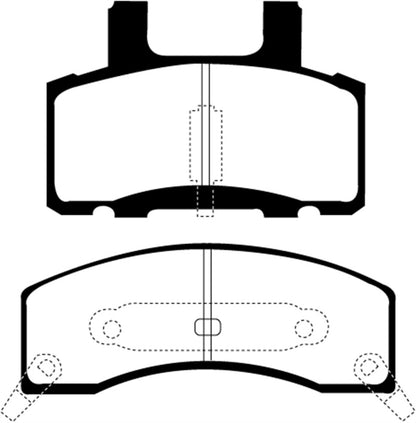 EBC 90-93 Chevrolet C20 8600 LB Greenstuff Front Brake Pads