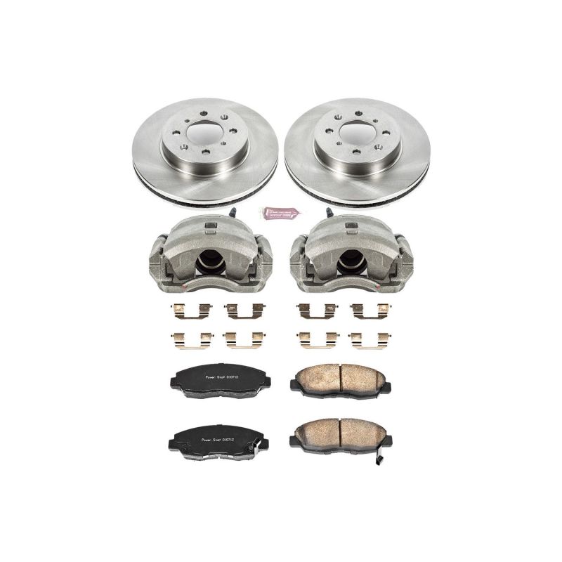 Power Stop 01-05 Honda Civic Front Autospecialty Brake Kit w/Calipers