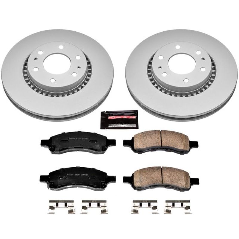 Power Stop 06-07 Buick Rainier Front Z17 Evolution Geomet Coated Brake Kit