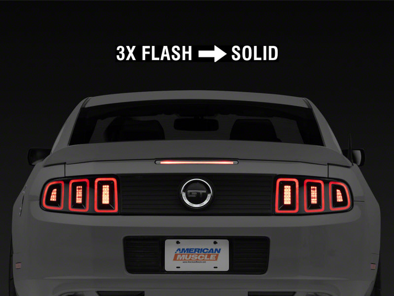 Raxiom 10-14 Ford Mustang Formula LED Third Brake Light- Light Smoked