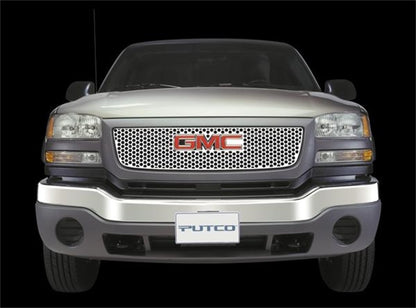 Putco 94-98 GMC Sierra w/ Logo CutOut - Will not Fit 3500 Punch Stainless Steel Grilles