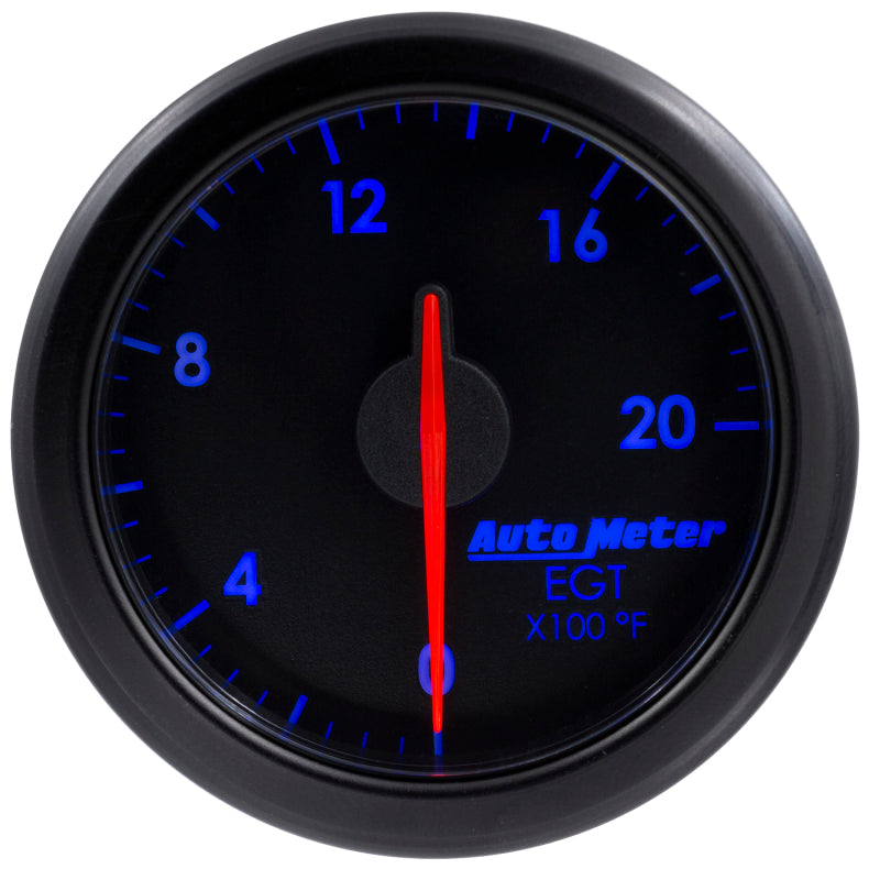 Autometer Airdrive 2-1/16in EGT Gauge 0-2000 Degrees F - Black