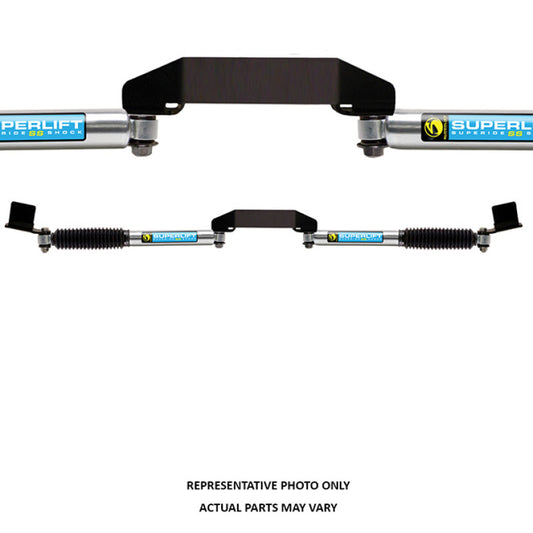 Superlift 99-04 Ford F-250/350 4WD Dual Steering Stabilizer Kit - SR SS by Bilstein (Gas)