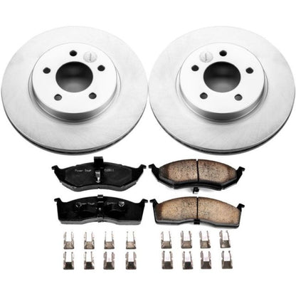 Power Stop 99-04 Chrysler 300M Front Z17 Evolution Geomet Coated Brake Kit