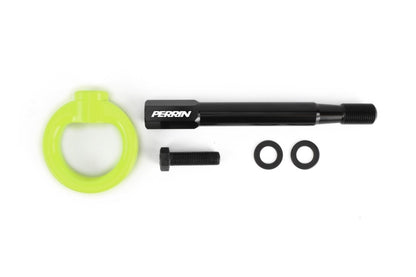 Perrin 2022+ BRZ/GR86 Tow Hook Kit (Front) - Neon Yellow