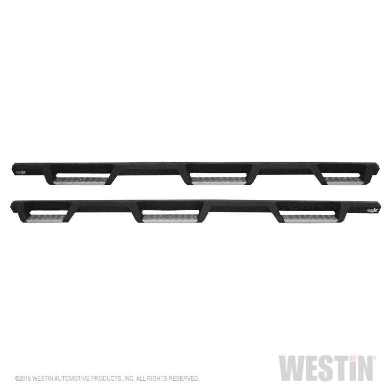 Westin 19-23 1500 Classic CC 5.5ft. Bed HDX Stainless Drop W2W Nerf Step Bars - Tex. Blk