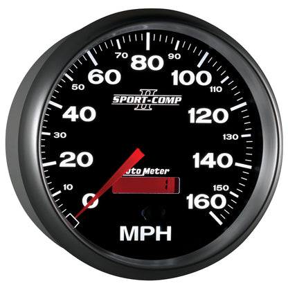 Autometer Sport-Comp II 5 inch 0-160MPH Electronic Programmable Speedometer