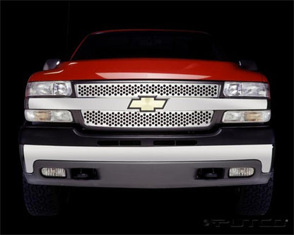 Putco 01-02 Chevrolet Silverado HD Punch Stainless Steel Grilles