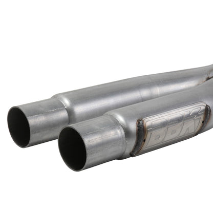 BBK 15-20 Ford Mustang GT 5.0L Resonator Delete X-Pipe (For Use w/Shorties Or Stock Manifolds)