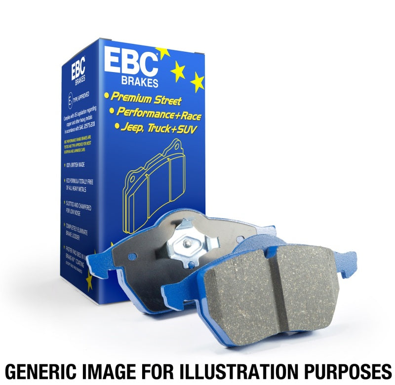 EBC 90-00 Aston Martin Vantage 5.3 (Twin Supercharged)(AP) Bluestuff Rear Brake Pads