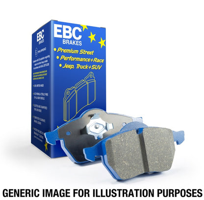 EBC 86-89 Mazda RX7 2.4 (1.3 Rotary)(Vented Rear Rotors) Bluestuff Front Brake Pads