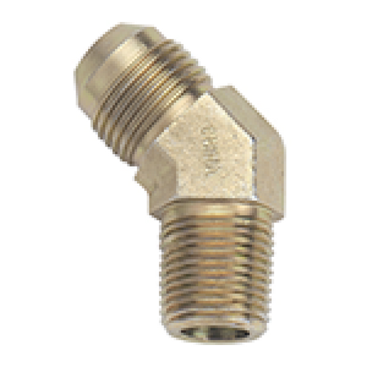 Fragola -8AN x 3/8 NPT 45 Degree Adapter - Steel