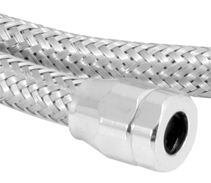 Spectre Stainless Steel Flex Vacuum Hose 5/32in. - 3ft. - Chrome