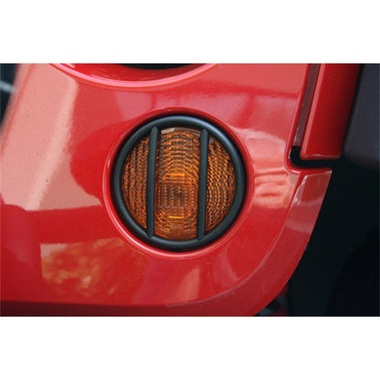 Rugged Ridge 07-18 Jeep Wrangler JK Black Turn Signal Euro Guards