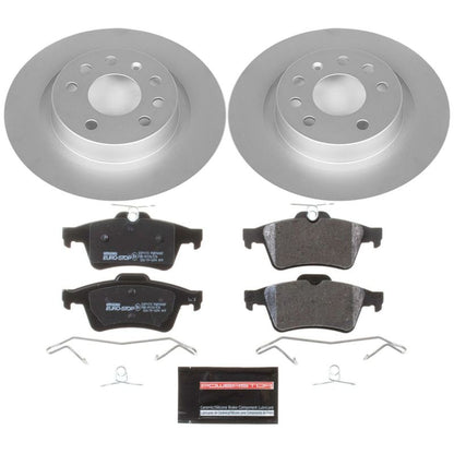 Power Stop 03-11 Saab 9-3 Rear Euro-Stop Brake Kit