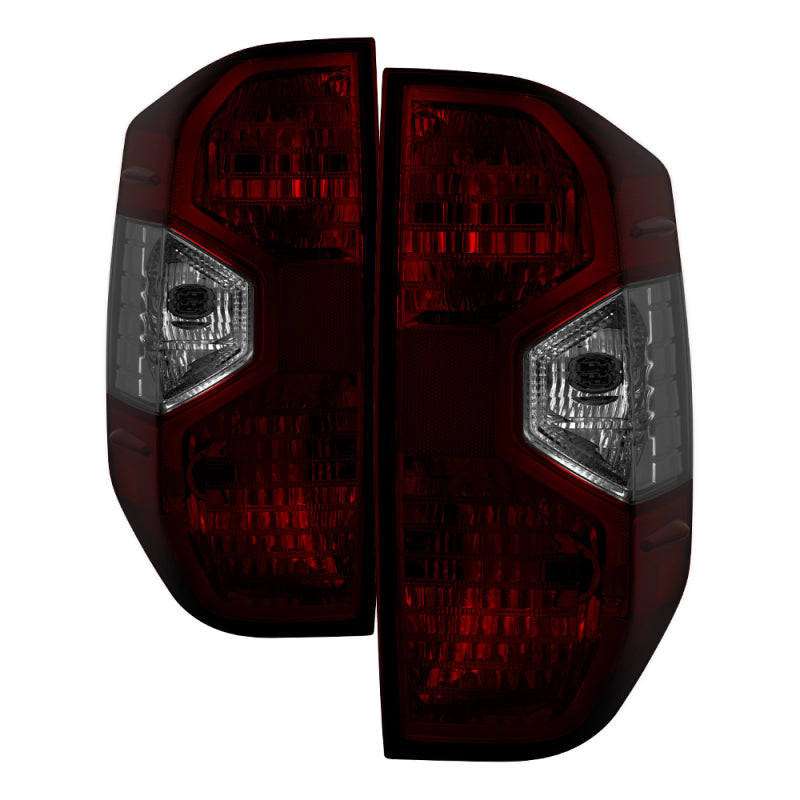 xTune Toyota Tundra 14-17 OEM Style Tail Lights - Dark Red  ALT-JH-TTU14-OE-RSM