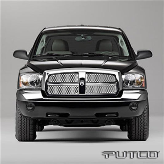 Putco 05-07 Dodge Dakota Punch Stainless Steel Grilles