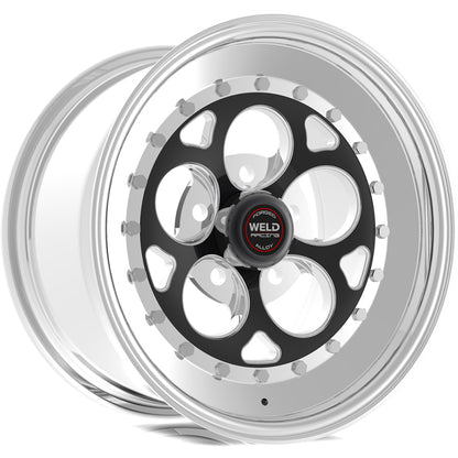 Weld Magnum III 15x12 / 5x4.75 BP / 3.5in. BS Black Wheel - Non-Beadlock