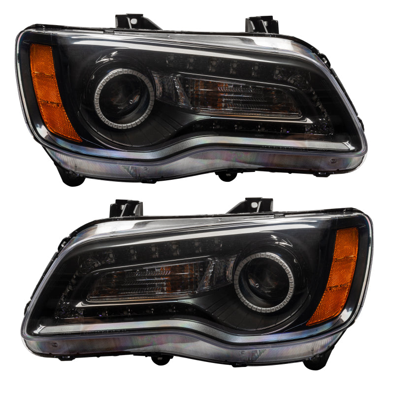 Oracle 11-14 Chrysler 300C SMD HL - Black - NON HID - ColorSHIFT DRL - ColorSHIFT SEE WARRANTY