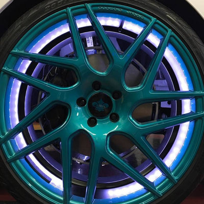 Oracle LED Illuminated Wheel Rings - ColorSHIFT - 15in. - ColorSHIFT No Remote SEE WARRANTY