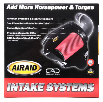 Airaid 2015 Ford F-150 2.7/3.5L EcoBoost Cold Air Intake System w/ Black Tube (Oiled)