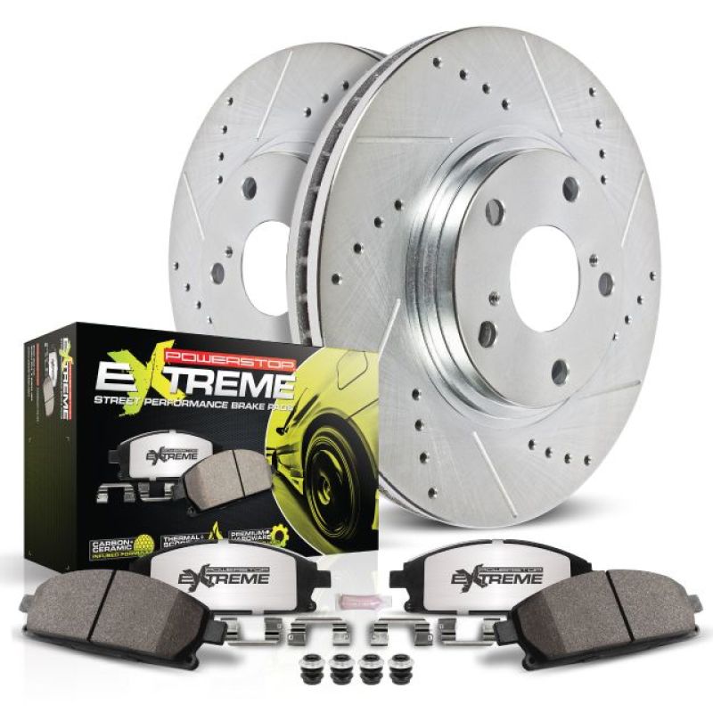 Power Stop 14-16 BMW 228i Front Z26 Street Warrior Brake Kit