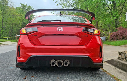 Rally Armor 23-25 Honda Civic Type R Black Mud Flap Light Blue Logo