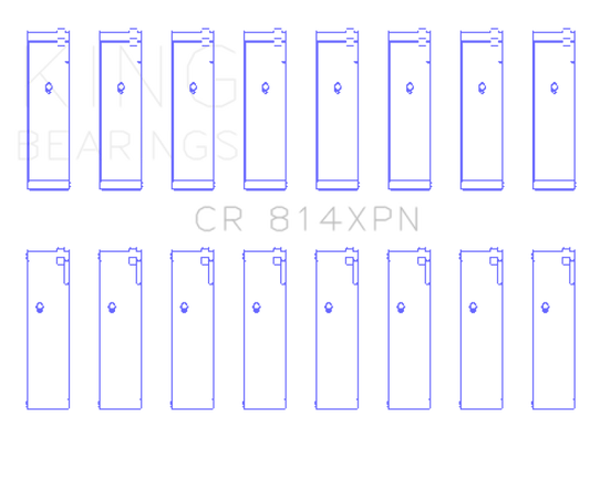 King Ford 351ci 5.8L 16V Connecting Rod Bearing Set