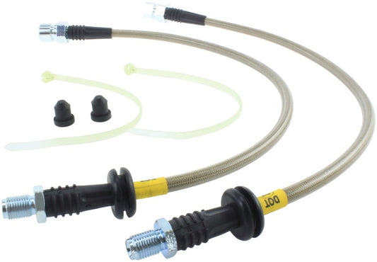 StopTech 92-95 Porsche 968 Exc Sport Brake Package Front Stainless Steel Brake Line Kit