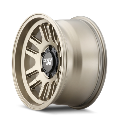 Dirty Life 9310 Canyon 17x9 / 5x150 BP / 0mm Offset / 110mm Hub Satin Gold Wheel