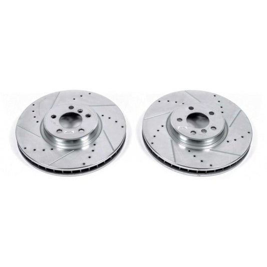 Power Stop 11-18 BMW X5 Front Evolution Drilled & Slotted Rotors - Pair
