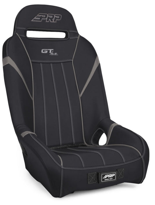 PRP GT/S.E. 1In. Extra Wide Suspension Seat- Black / Gray