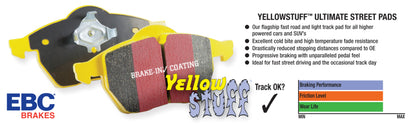 EBC 13+ Lexus GS350 3.5 F-Sport RWD Yellowstuff Front Brake Pads