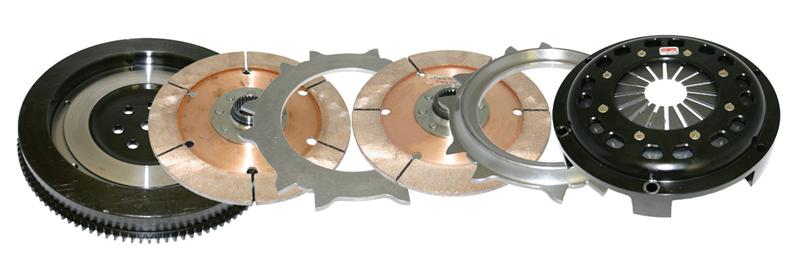 Competition Clutch - 03-06' Mitsubishi Evo 7-9 Twin Disc Ceramic Clutch Kit