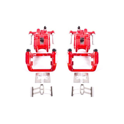 Power Stop 01-03 Acura CL Rear Red Calipers w/Brackets - Pair