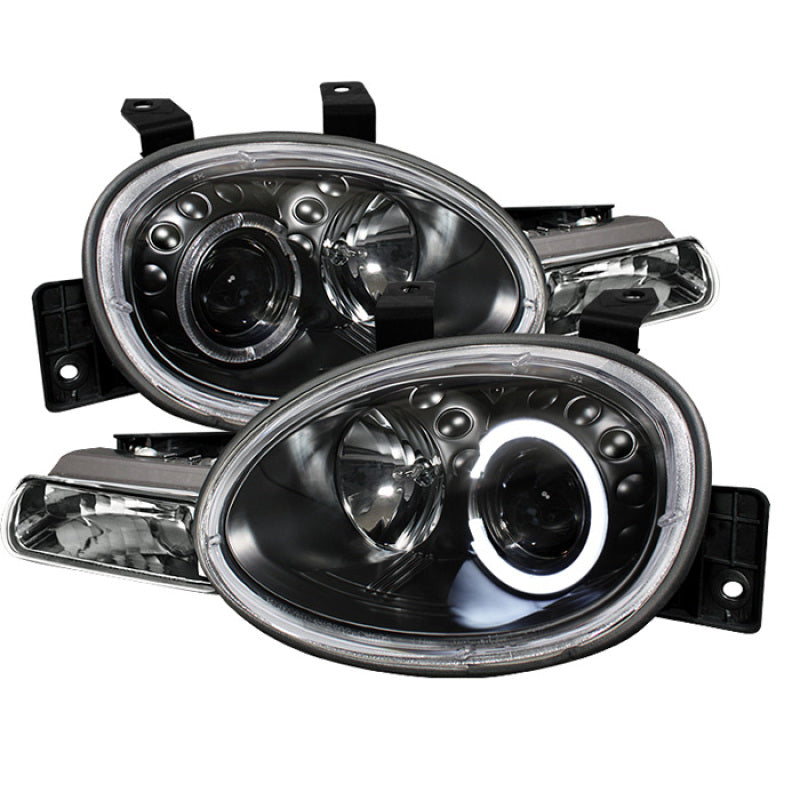 Spyder Dodge Neon 95-99/Plymouth Neon 95-99 Projector Headlights LED Halo Blk PRO-YD-DN95-HL-BK