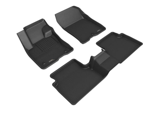 3D MAXpider 21-24 Ford Bronco Sport Kagu 1st / 2nd Row Floormats - Black