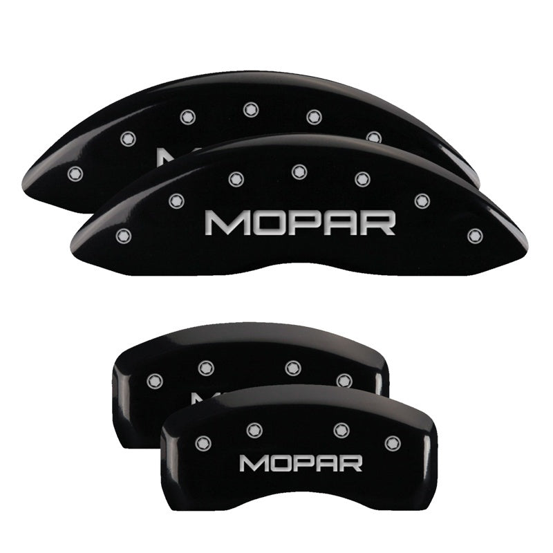 MGP 4 Caliper Covers Engraved Front & Rear C5/Corvette Black finish silver ch