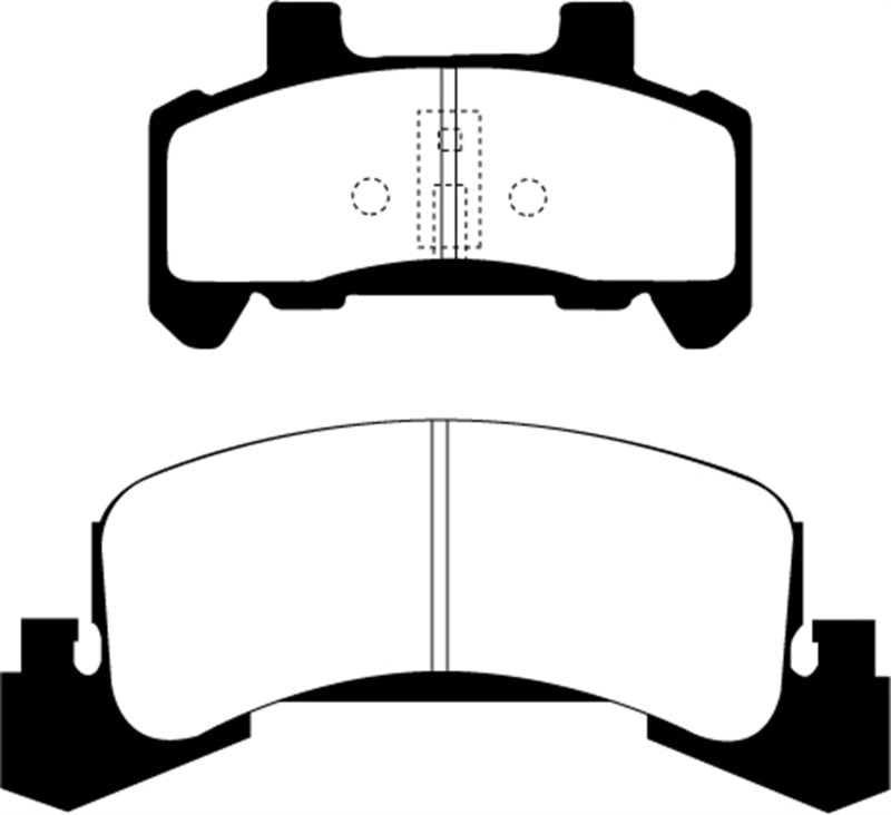 EBC 85-87 Buick Skyhawk 1.8 Turbo Yellowstuff Front Brake Pads