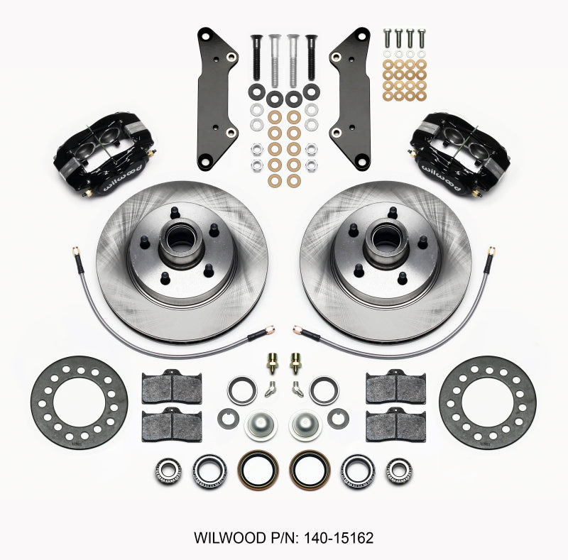 Wilwood Forged Dynalite-M Front Kit 11.88in 1 PC Rotor&Hub Cadillac 1957-60