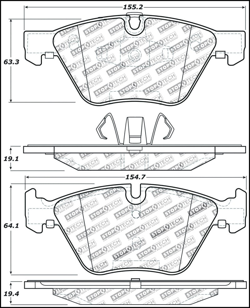 StopTech Performance Brake Pads