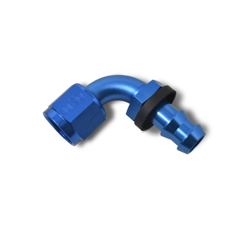 Russell Performance -4 AN Twist-Lok 90 Degree Hose End (Blue)