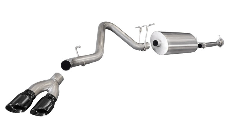 Corsa 11-12 Chevrolet Silverado Crew Cab/Std. Bed 2500 6.0L V8 Black Sport Cat-Back Exhaust