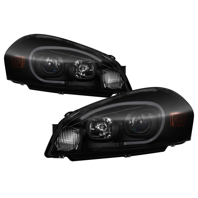 xTune 06-13 Chevrolet Impala LED Light Bar Headlights - Black Smoke (PRO-JH-CIM06-LB-BSM)