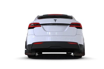 Rally Armor 22-24 Tesla Model X Black UR Mud Flap w/Red Logo