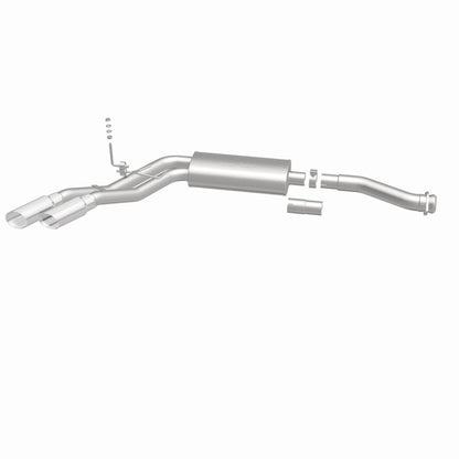 MagnaFlow 11-13 Ford F-150 Pickup Dual Same Side Before P/S Rear Tire Stainless CatBack Perf Exhaust