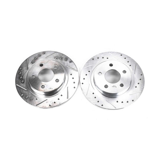 Power Stop 03-05 Buick Park Avenue Rear Evolution Drilled & Slotted Rotors - Pair
