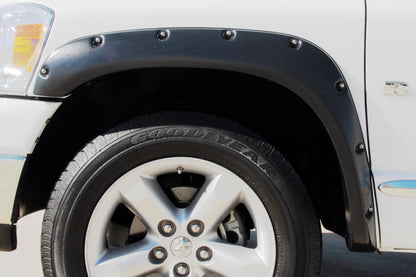 Lund 02-08 Dodge Ram 1500 RX-Rivet Style Smooth Elite Series Fender Flares - Black (4 Pc.)