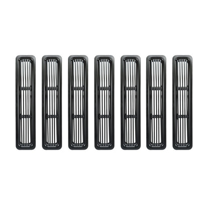 Rugged Ridge Billet Grille Inserts Black 97-06 Jeep Wrangler