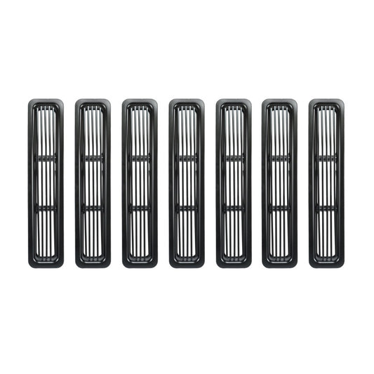 Rugged Ridge Billet Grille Inserts Black 97-06 Jeep Wrangler